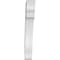 Ekena Millwork 4-in. W x 18-in. D x 30-in. H Olympic Architectural Grade PVC Knee Brace BRCP04X18X30OLY - alternate 4
